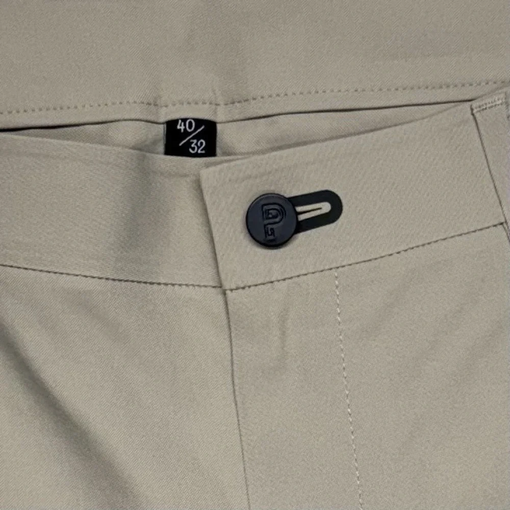 Public Rec Men's Performance Pants 40x32 Khaki Stretch 5 Pocket Casual Golf